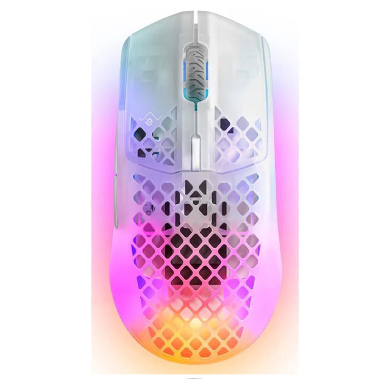SteelSeries Aerox 3 (2022) Ultra Lightweight RGB Wireless Gaming Mouse - Ghost SteelSeries Aerox 3 (2022) Ultra Lightweight RGB Wireless Gaming Mouse - Ghost